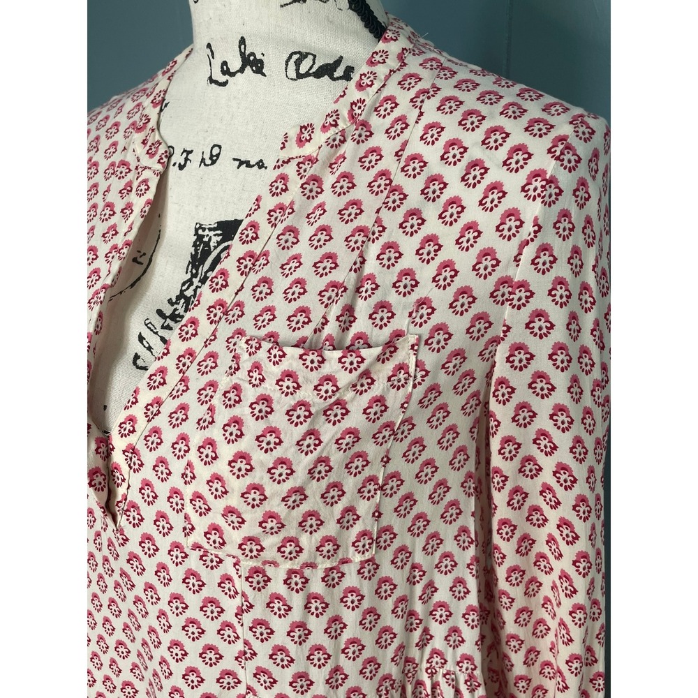 Maeve Women's Pink Floral Print Tunic Top Size 0 - Picture 2 of 5